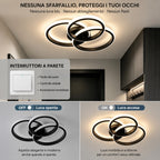 NOVOORA™ Plafoniera LED Moderna – Rotonda & Quadrata