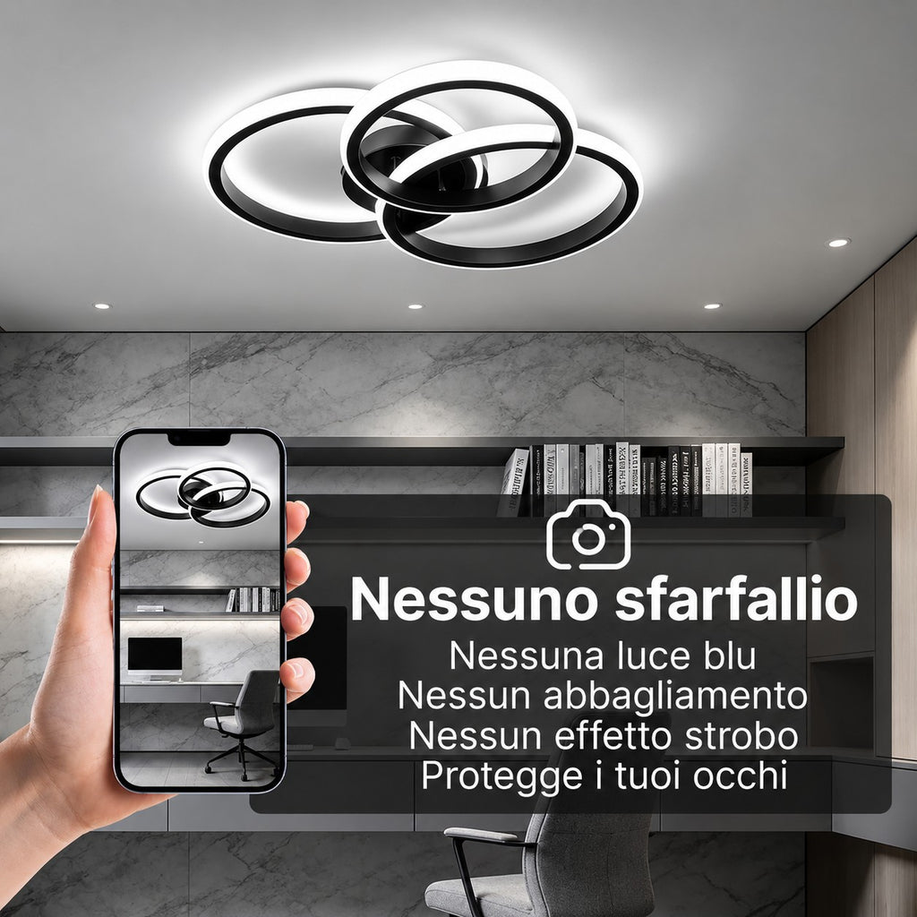 NOVOORA™ Plafoniera LED Moderna – Rotonda & Quadrata