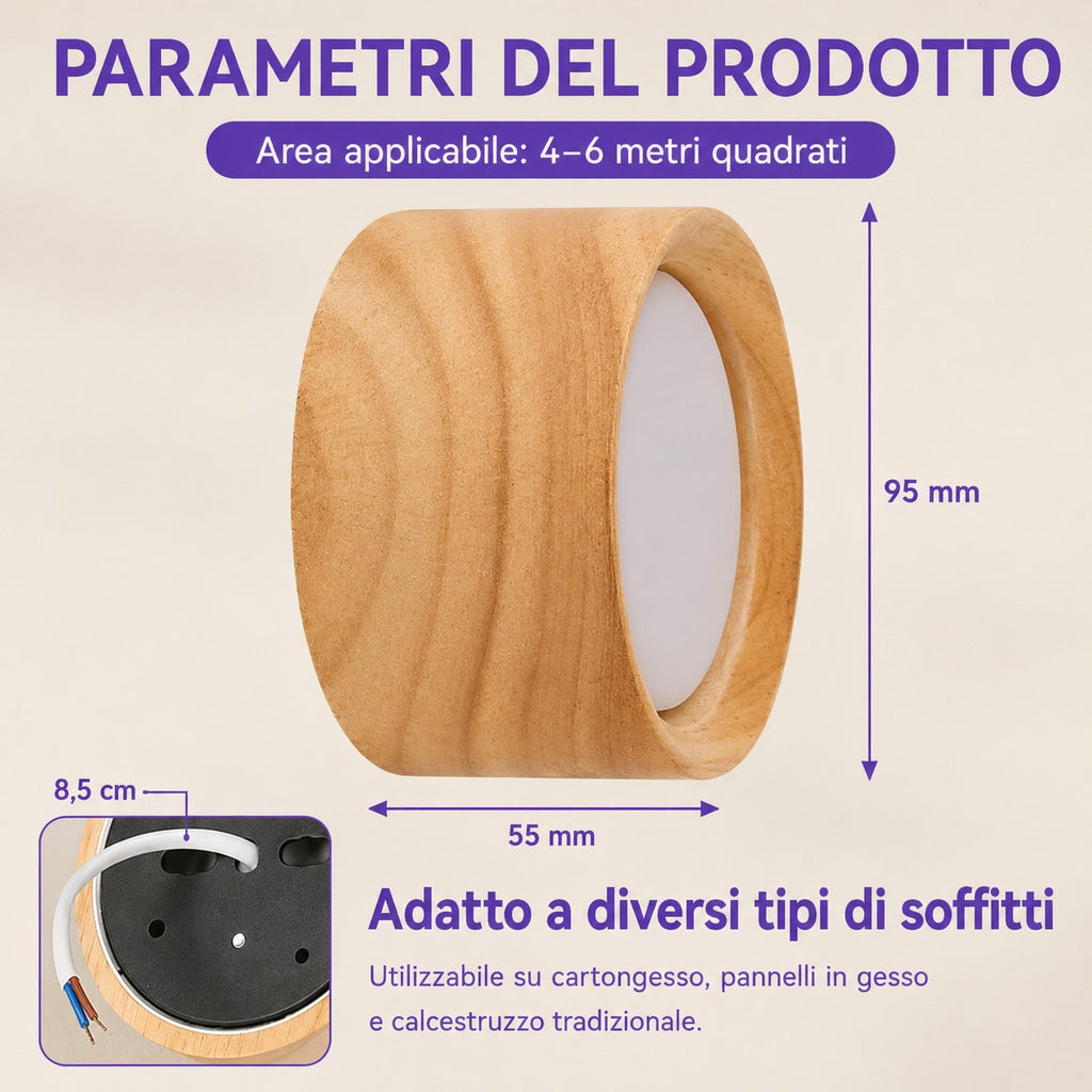 NOVOORA™ Plafoniera LED Moderna 3 Colori