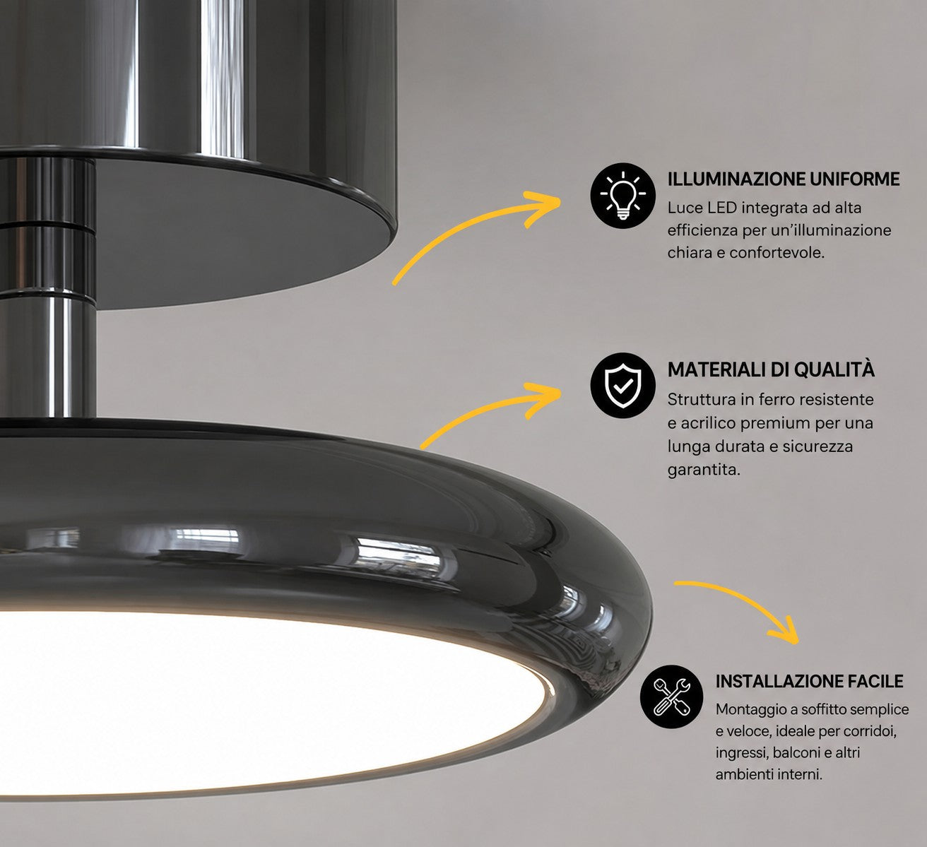 NOVOORA™ Plafoniera LED Minimalista