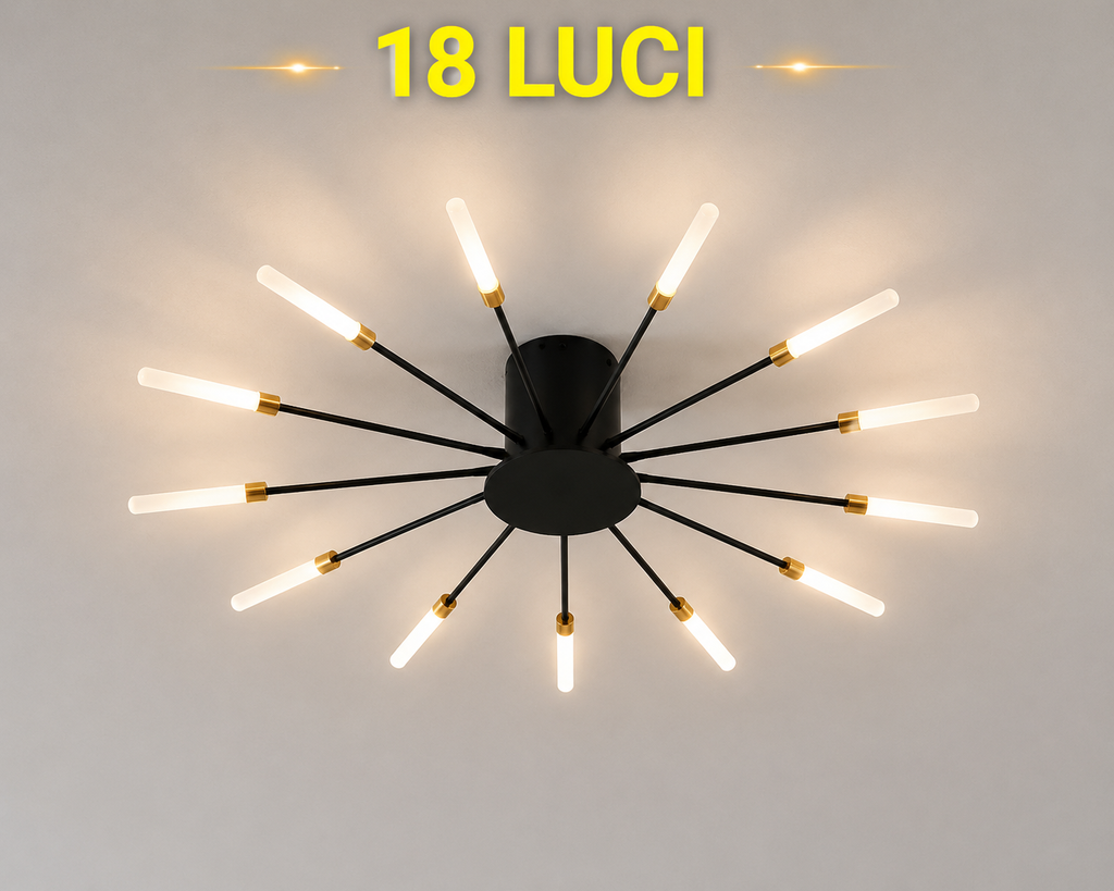 Plafoniera LED Moderna – Camera e Soggiorno (Modello A)
