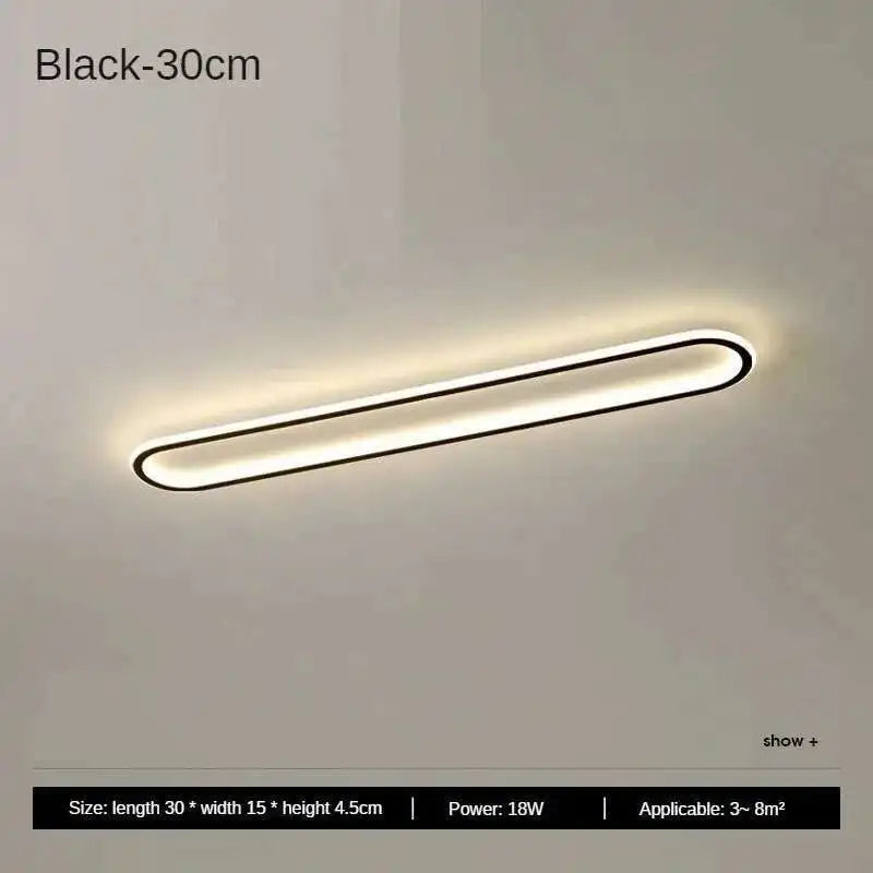 Novoora Plafoniera LED a Barra Lunga Moderna e Minimalista