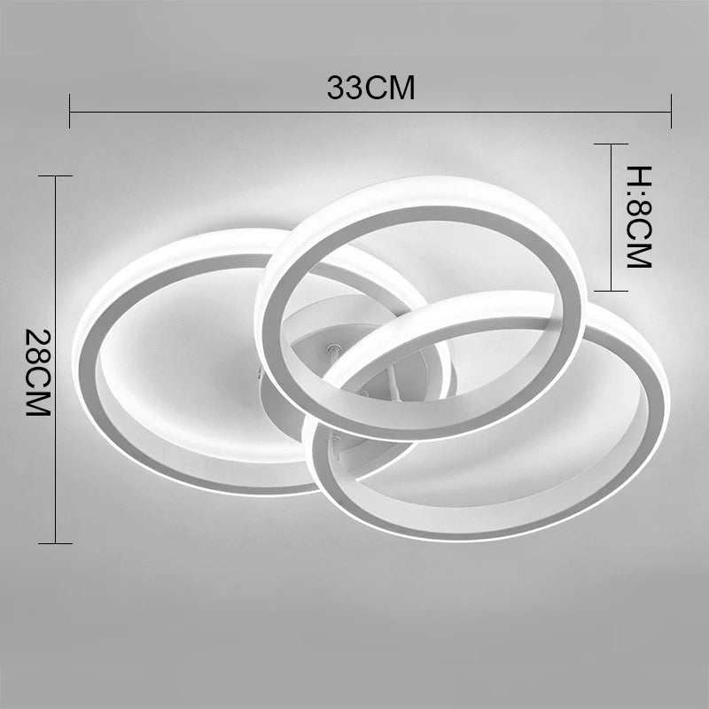 NOVOORA™ Plafoniera LED Moderna – Rotonda & Quadrata