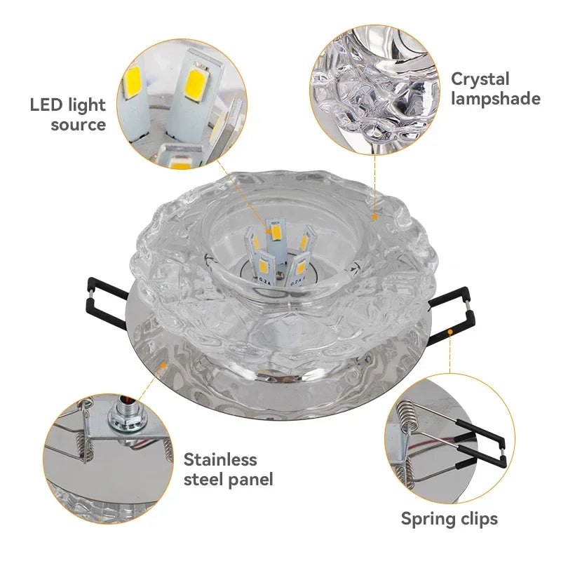 Novoora™ Luce Cristallo LED – Eleganza che Illumina